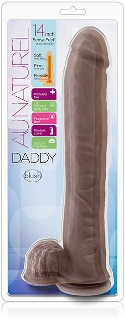 Dildo Au Naturel Daddy Sensa Feel Maro 35 cm, #2, Erotic24.ro