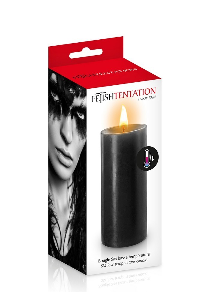 Lumanare Bougie Low Temperature Black, Nr. 3, Erotic24.ro