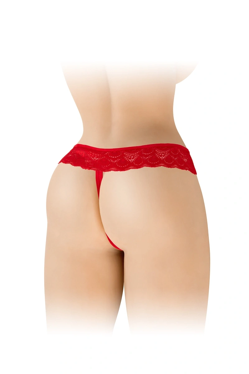 Bikini Crotchless Alicia, Rosu, S-L, Nr. 2, Erotic24.ro