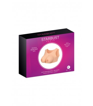 Top Realist cu Sani Starbust, Silicon Premium, Very Light Skin, Marimea S, Cupa C, 2.30 kg, Nr. 3, Erotic24.ro