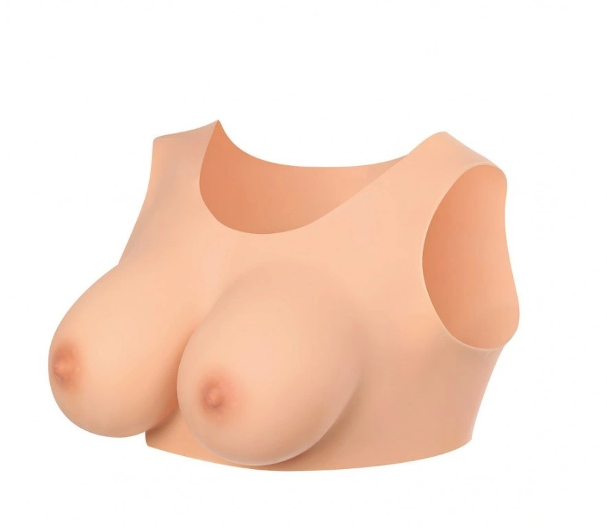 Top Realist cu Sani Starbust, Silicon Premium, Very Light Skin, Marimea M, Cupa D, 3.3 kg