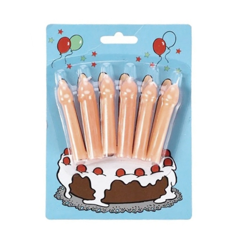 Set 6 Lumanari in Forma de Penis, Nr. 2, Erotic24.ro