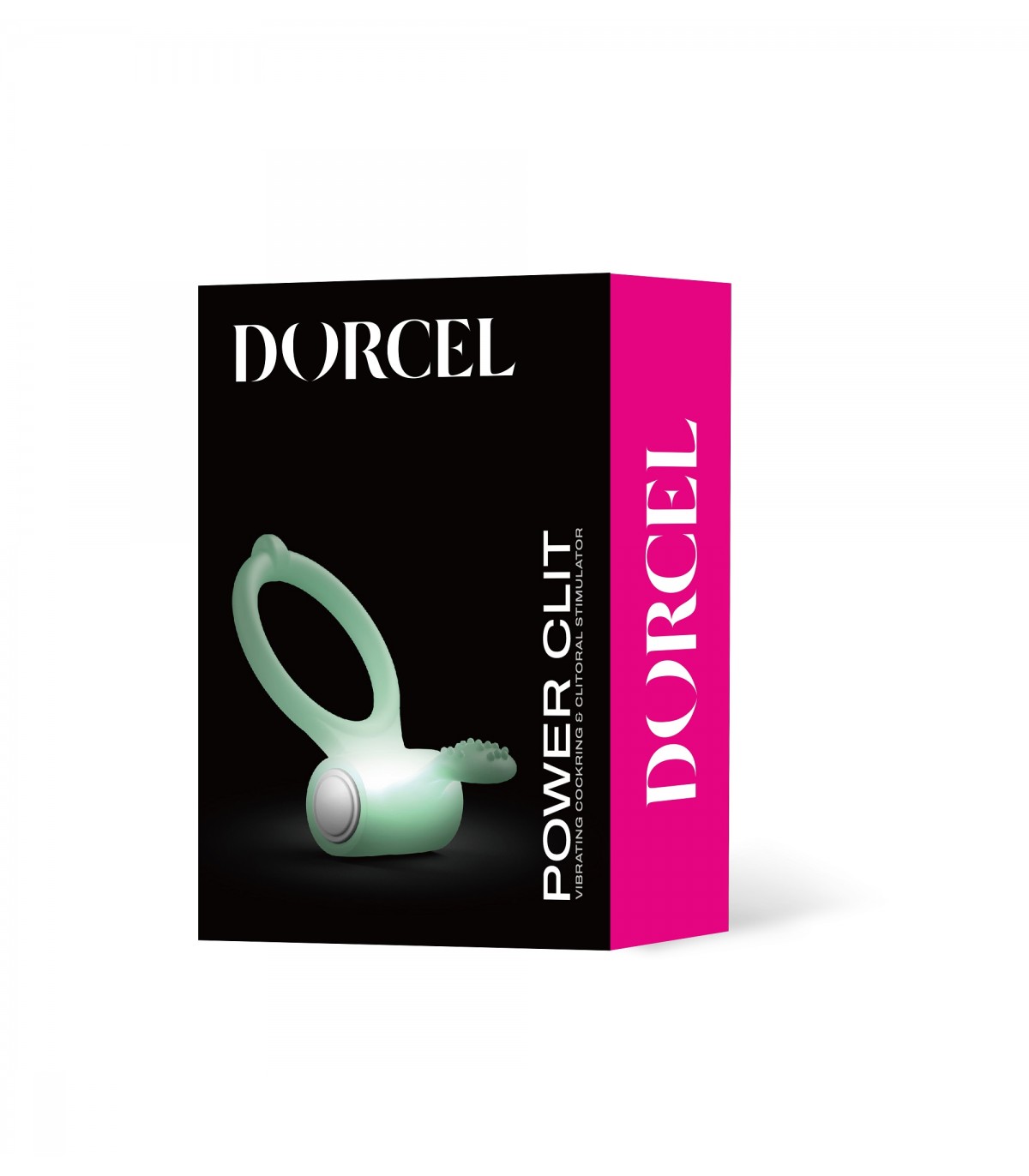 Inel Penis cu Vibratii Power Clit, Silicon, Alb, #5, Erotic24.ro