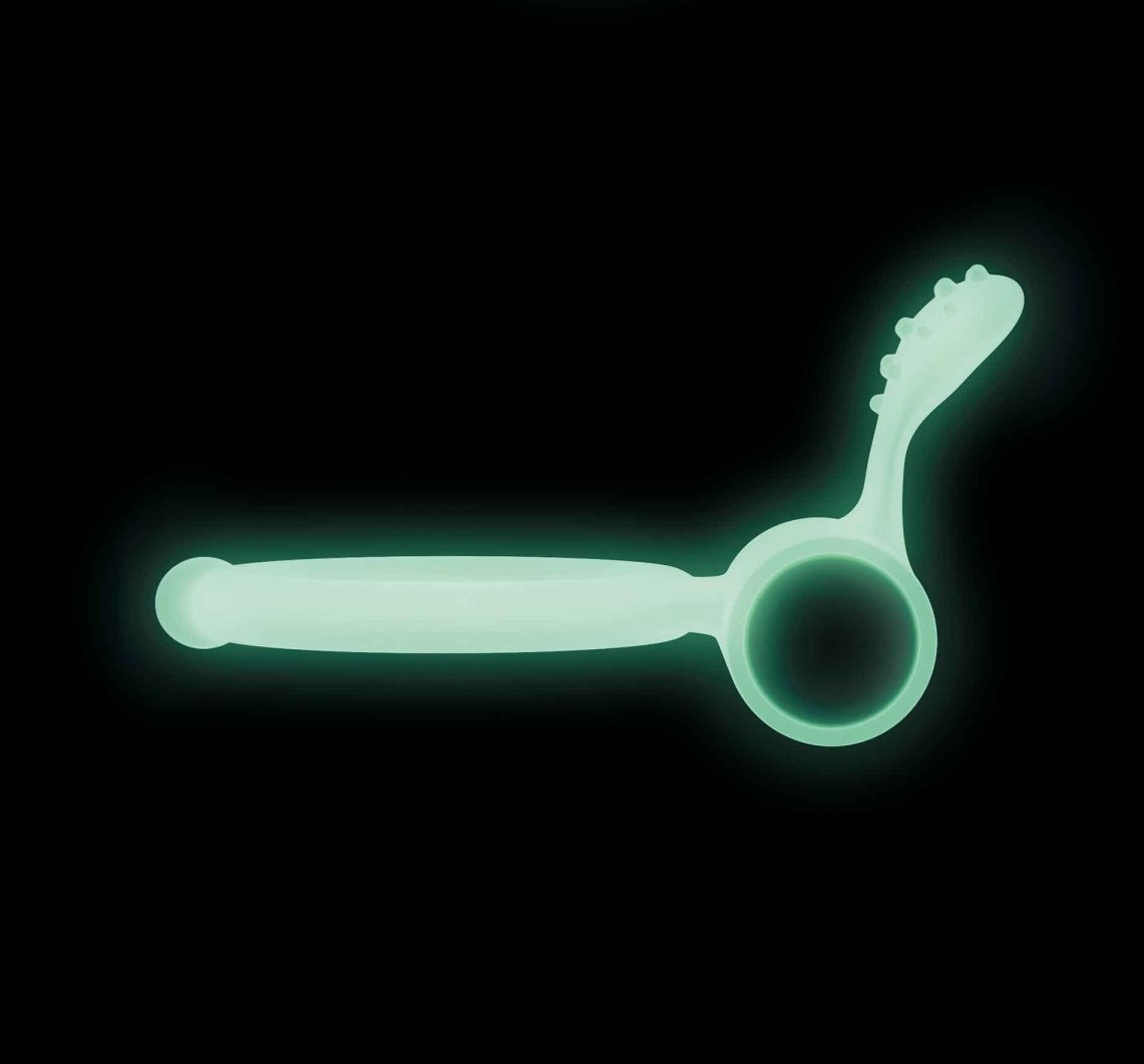 Inel Penis cu Vibratii Power Clit, Silicon, Alb, #2, Erotic24.ro