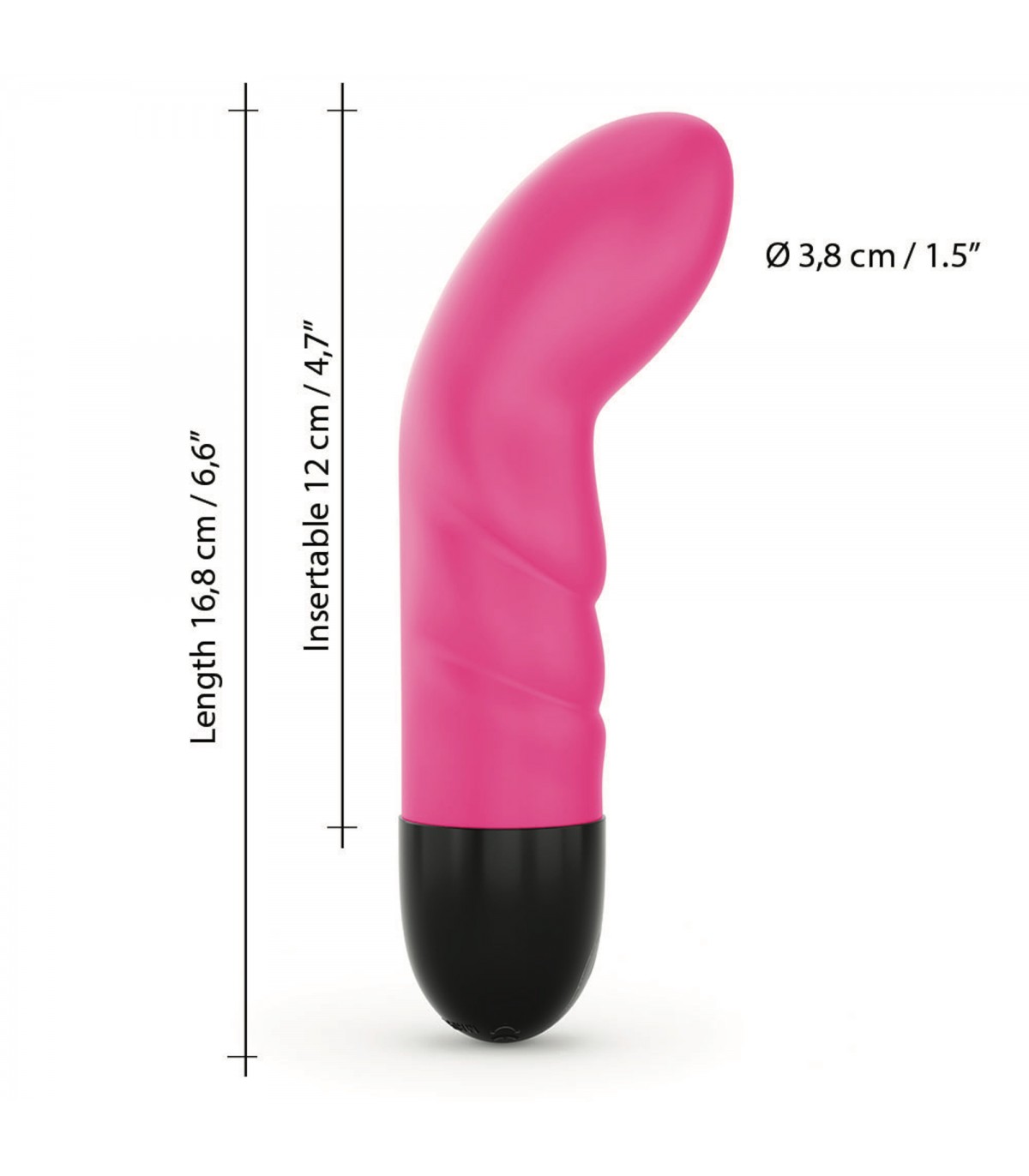 Vibrator Expert G 2.0, 10 Moduri Vibratii, Silicon, USB, Roz/Negru, 16.8 cm, Nr. 5, Erotic24.ro