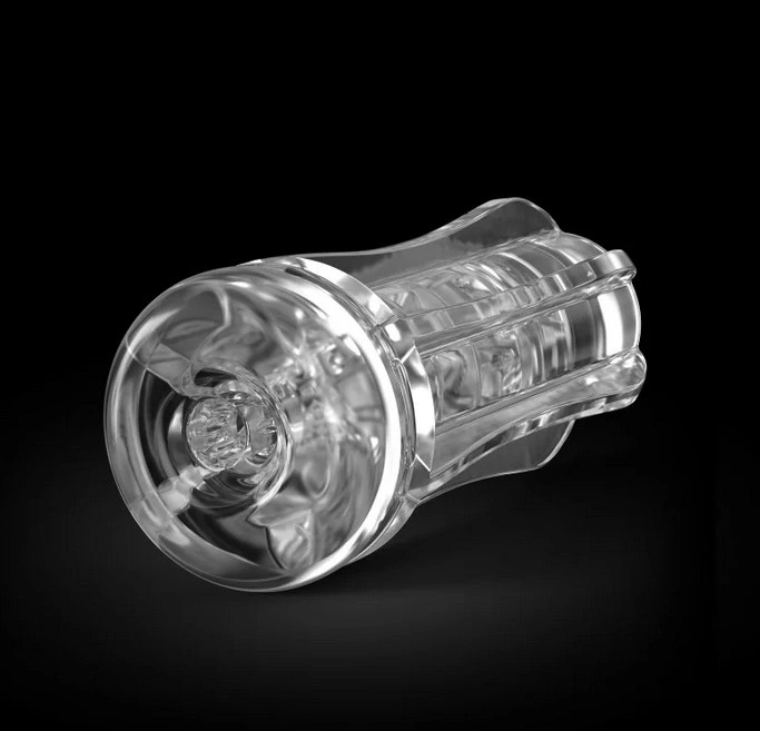 Masturbator Deep Blow Extrem, TPE, Transparent, 16.4 cm, #2, Erotic24.ro