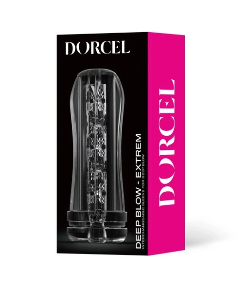 Masturbator Deep Blow Extrem, TPE, Transparent, 16.4 cm, #5, Erotic24.ro