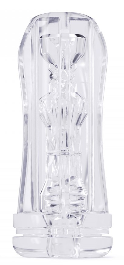 Masturbator Deep Blow Multi Sensation, TPE, Transparent, 16.4 cm, #2, Erotic24.ro