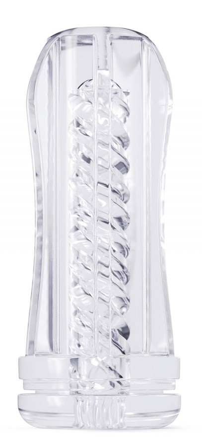 Masturbator Deep Blow Tornado, TPE, Transparent, 16.4 cm, #2, Erotic24.ro