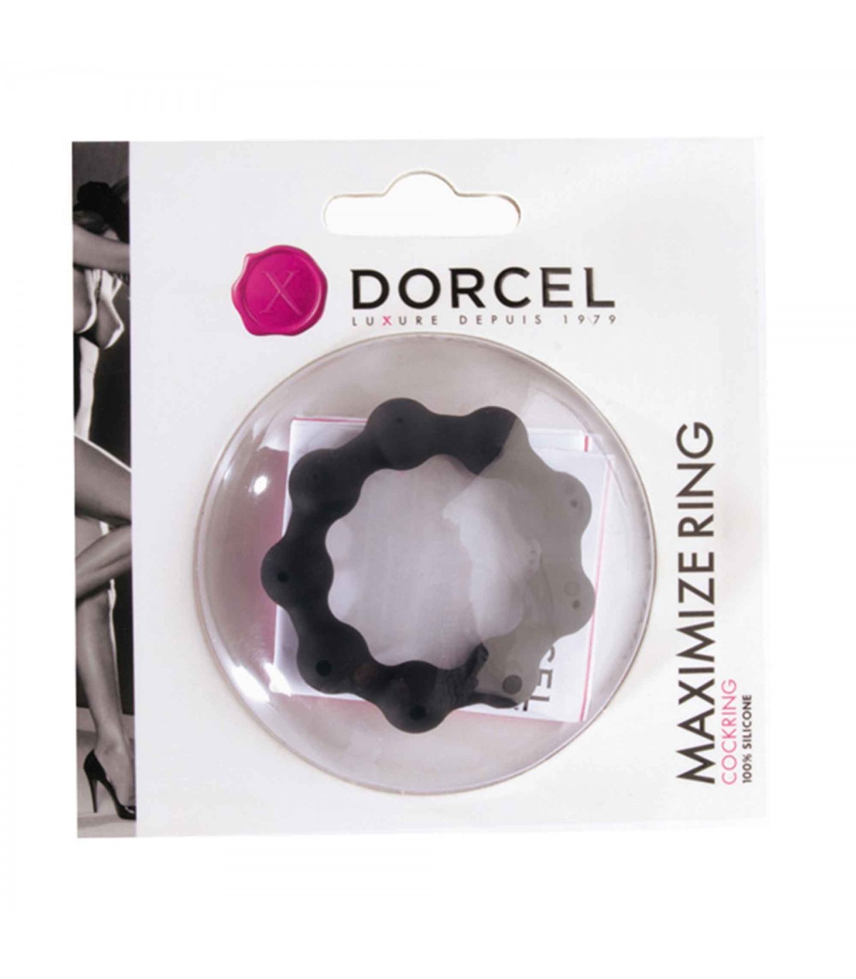 Inel Penis Maximize Ring, Silicon, Negru, Nr. 3, Erotic24.ro