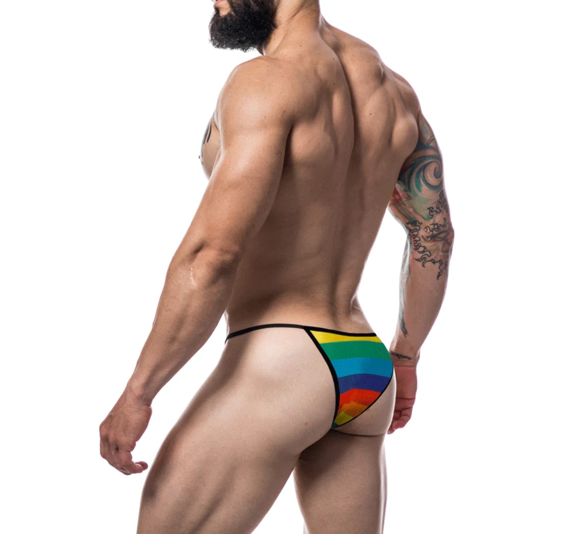Bikini Cut4Men Rainbow, Mix Culori, L, #2, Erotic24.ro