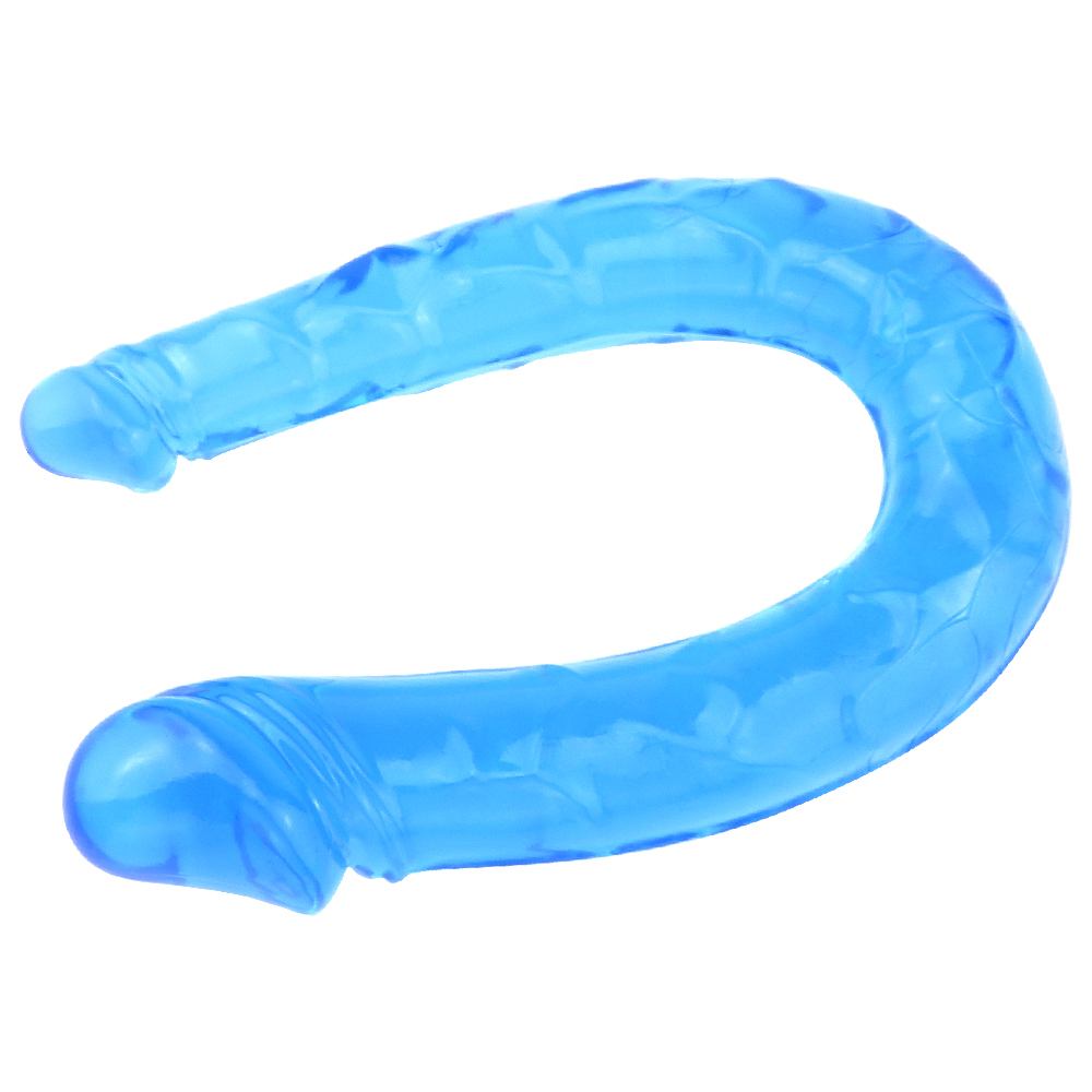 Dildo Dublu Slither Albastru 29.5 cm Guilty Toys, #1, Erotic24.ro