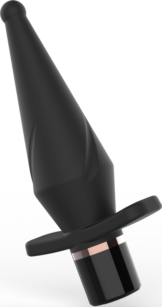 Dop Anal Supreme 10 Moduri Vibratii Silicon USB Negru 13 cm Guilty Toys, Backdoor Pleasure, Nr. 2, Erotic24.ro