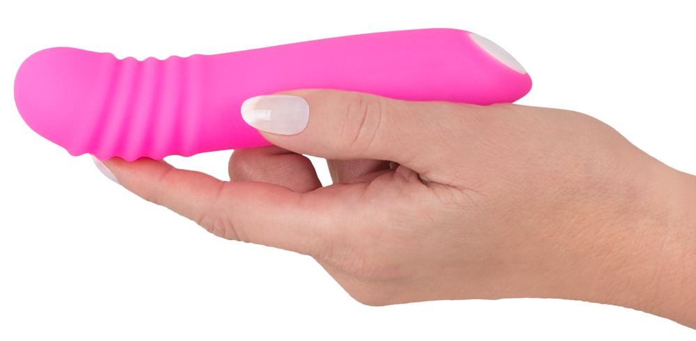 Vibrator Flashing, 7 Moduri Vibratii, Silicon, USB, Roz, 15 cm, Nr. 4, Erotic24.ro