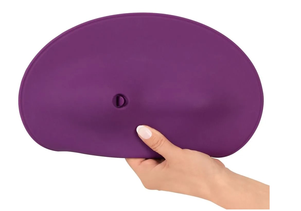 Stimulator Vibepad2 Licking Remote Control, 7 Moduri Vibratii, Incalzire, Silicon, USB, Mov, #2, Erotic24.ro