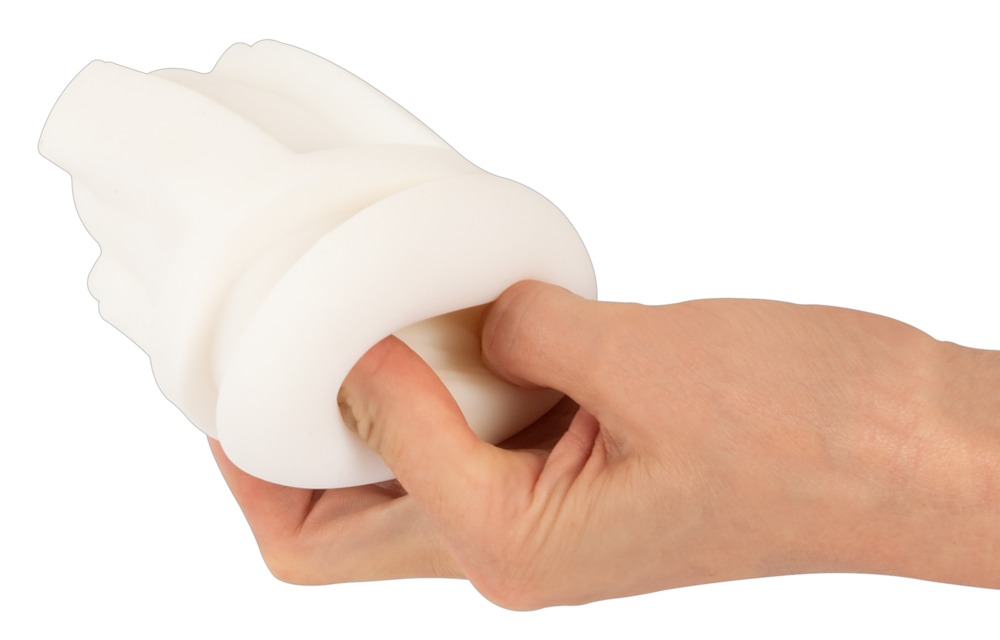 Masturbator Wyne 02, Vibration, Sucking, Moaning, TPE, Alb, 26.2 cm, #8, Erotic24.ro