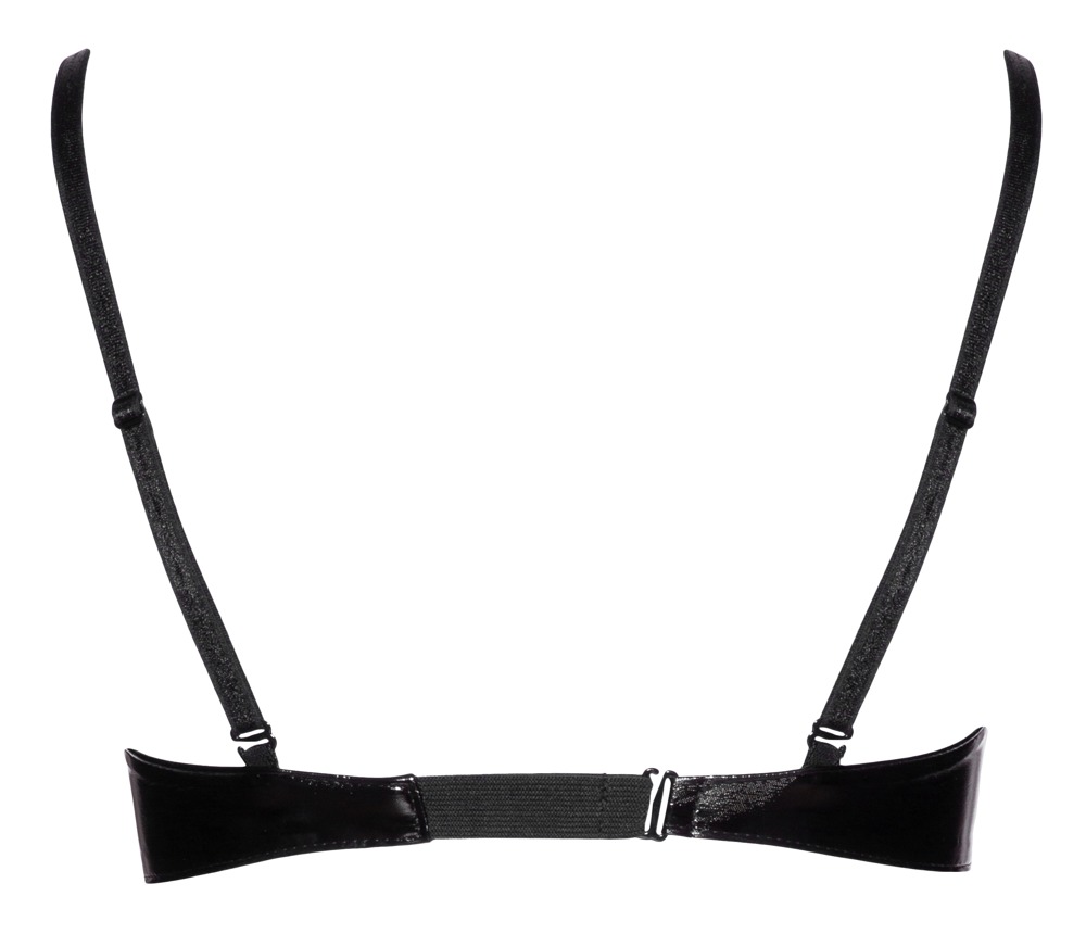 Sutien Sexy din Vinil, Negru, 75B , Nr. 5, Erotic24.ro