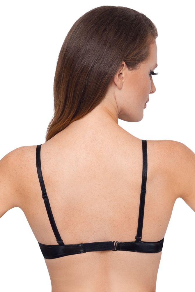 Sutien Sexy din Vinil, Negru, 75B , Nr. 3, Erotic24.ro