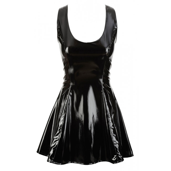 Rochie Mini din Vinil, Negru, XS, #4, Erotic24.ro