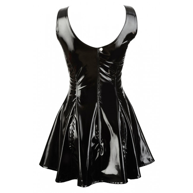 Rochie Mini din Vinil, Negru, XS, #5, Erotic24.ro