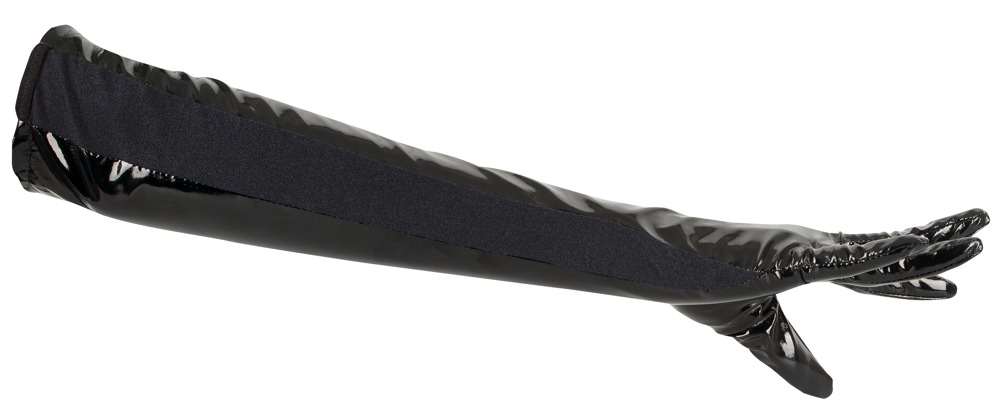 Manusi Lungi din Vinil, Negru, S, #4, Erotic24.ro