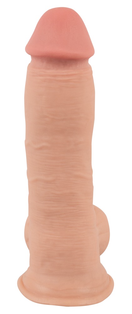 Dildo Realist Sliding Skin, Nature Skin, Natural, 19.9 cm, #4, Erotic24.ro