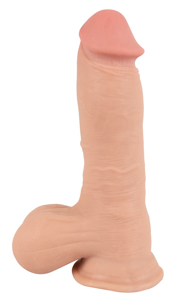 Dildo Realist Sliding Skin, Nature Skin, Natural, 19.9 cm, #2, Erotic24.ro
