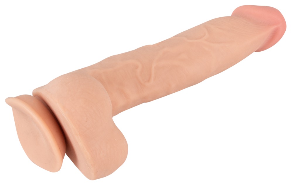 Dildo Realist Sliding Skin, Nature Skin, Natural, 24.7 cm, #5, Erotic24.ro