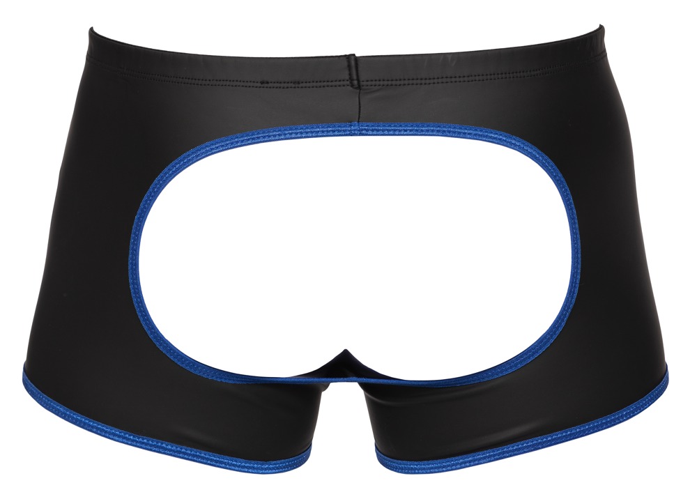 Boxeri cu Decupaje pentru Penis si Testicule, Negru/Albastru, S, #5, Erotic24.ro