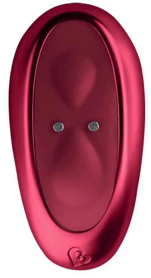 Stimulator Ruby Glow Brush Remote Control 10 Moduri Vibratii Silicon USB Rosu Burgundy , #5, Erotic24.ro