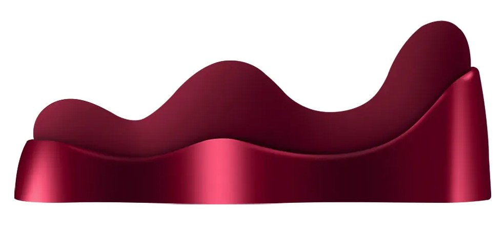 Stimulator Ruby Glow Brush Remote Control 10 Moduri Vibratii Silicon USB Rosu Burgundy , #2, Erotic24.ro