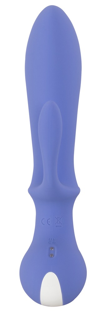 Vibrator 01, 10 Moduri Vibratii, Silicon, USB, Mov, 22 cm, #5, Erotic24.ro