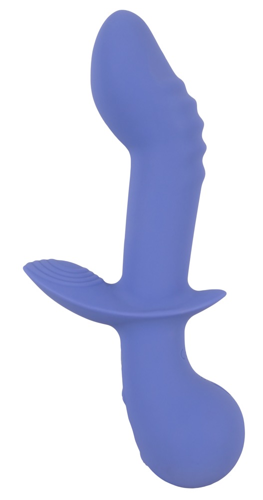 Vibrator 02, 10 Moduri Vibratii, Silicon, USB, Mov, 21.6 cm, Nr. 3, Erotic24.ro