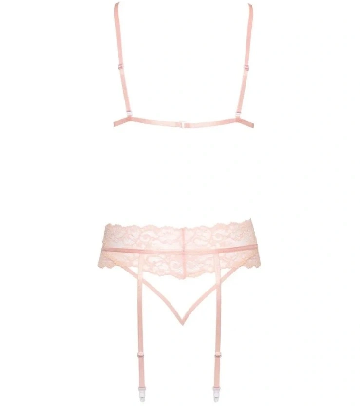 Set 3 Piese Lenjerie Sexy Kissable, Roz, L/XL, #4, Erotic24.ro