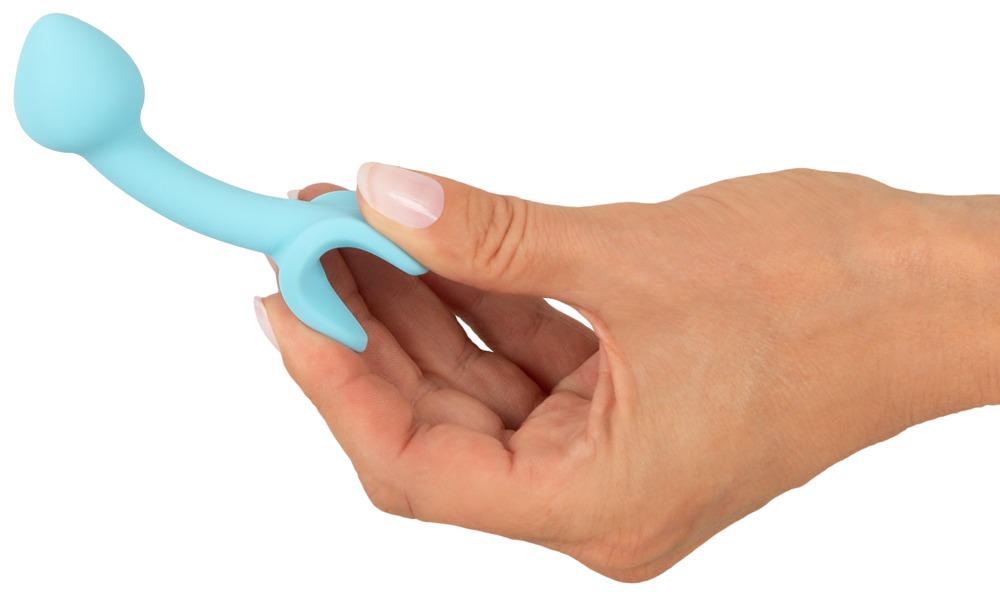 Dop Anal Cuties, Silicon, Albastru, 7.1 cm, #6, Erotic24.ro