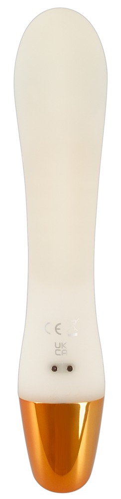 Vibrator Iepuras Glow in The Dark, 10 Moduri Vibratii, Silicon, USB, IPX 7, Alb, 19.5 cm, #6, Erotic24.ro