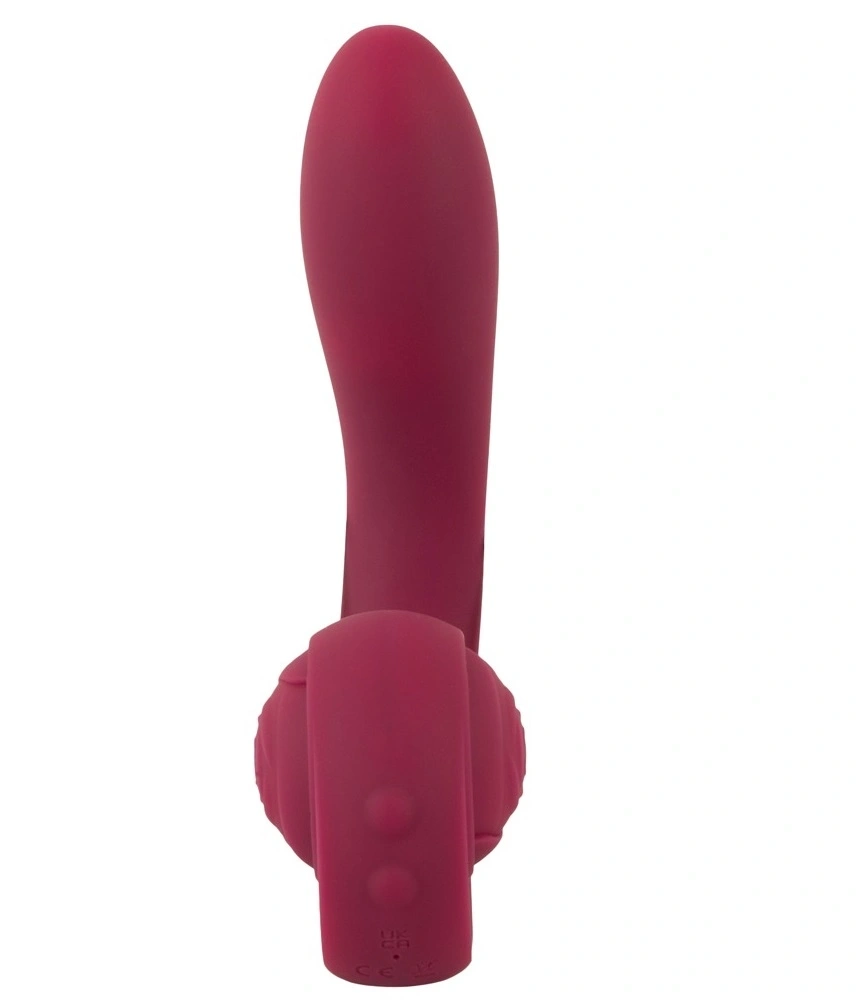 Vibrator Bendable Rosenrot Spot-On, 10 Moduri Vibratii, Silicon, USB, Rosu, 20.1 cm, #3, Erotic24.ro
