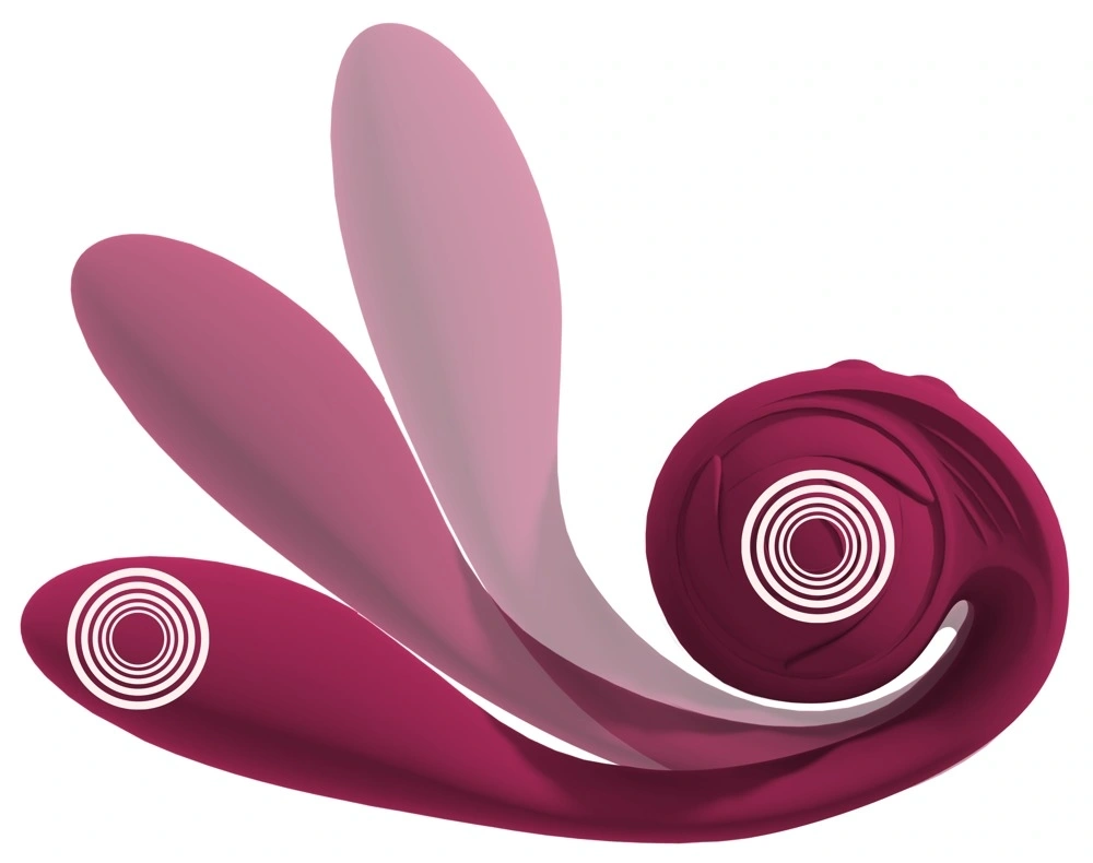 Vibrator Bendable Rosenrot Spot-On, 10 Moduri Vibratii, Silicon, USB, Rosu, 20.1 cm, #7, Erotic24.ro