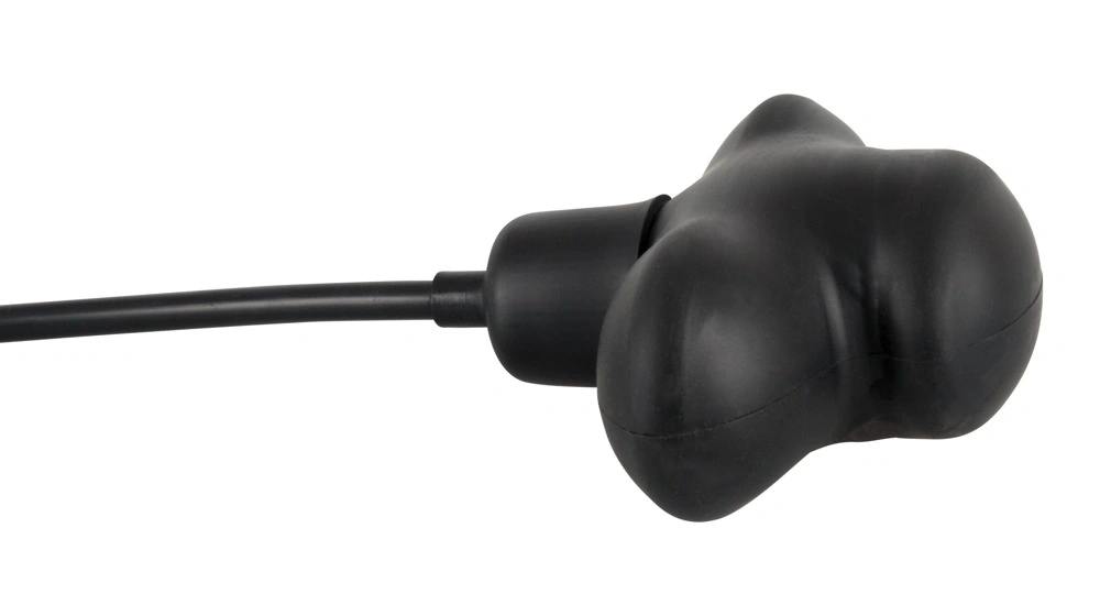 Calus Bad Kitty Gonflabil cu Pompa Manuala, Silicon, Negru, #5, Erotic24.ro