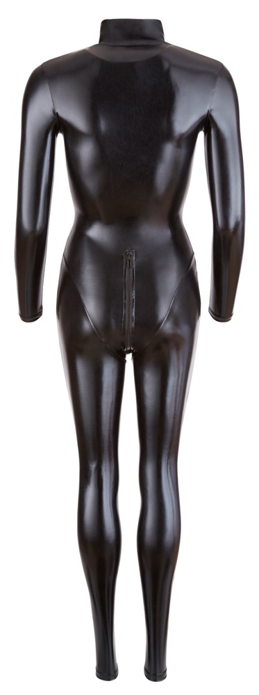 Catsuit Full Cover, Wetlook, Negru, XS, #5, Erotic24.ro