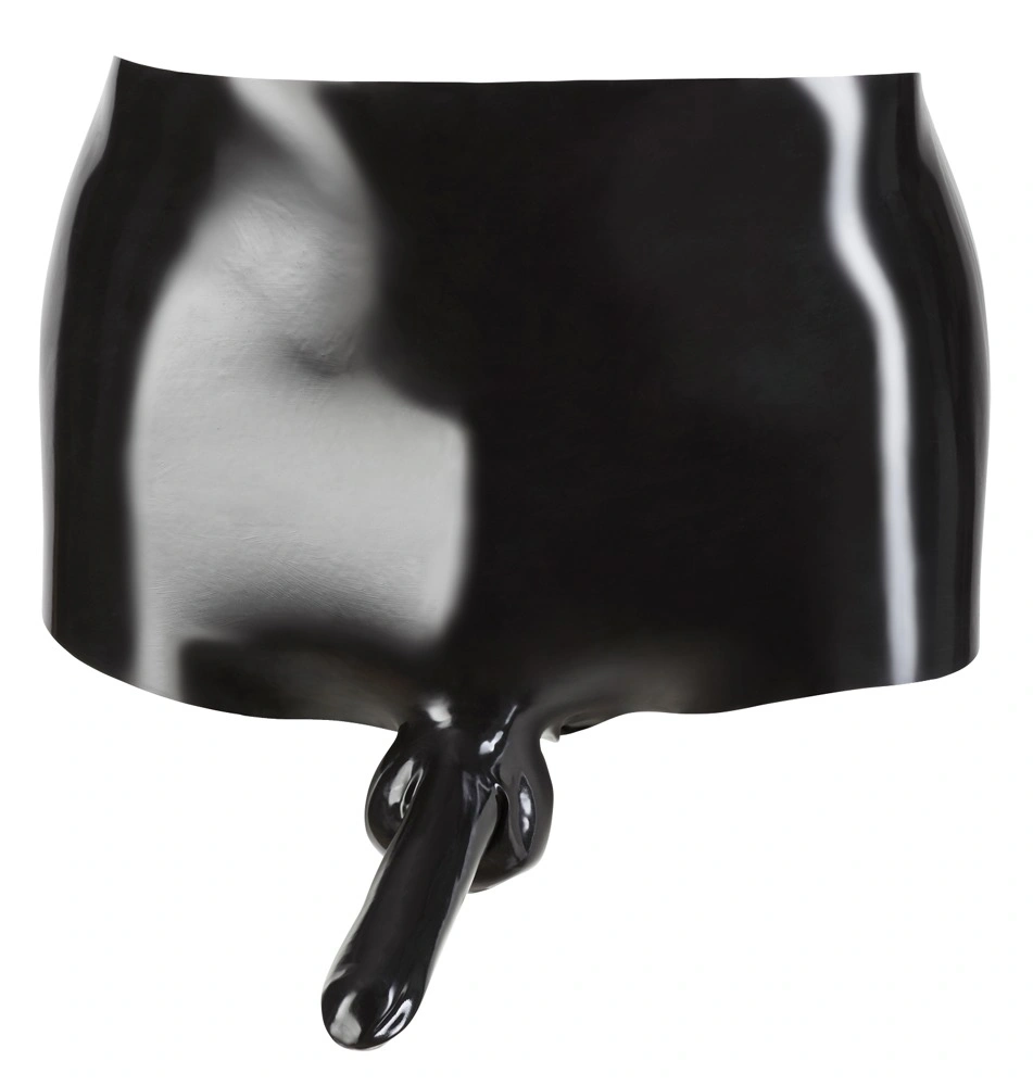 Boxeri Barbatesti din Latex, Negru, L/XL, Nr. 3, Erotic24.ro