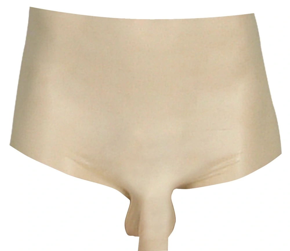 Boxeri Barbatesti din Latex, Transparent, S/M, Nr. 4, Erotic24.ro