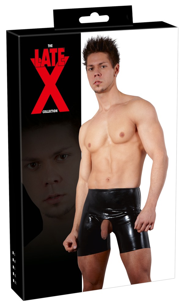 Boxeri Showmaster, Latex, Negru, S, Nr. 3, Erotic24.ro