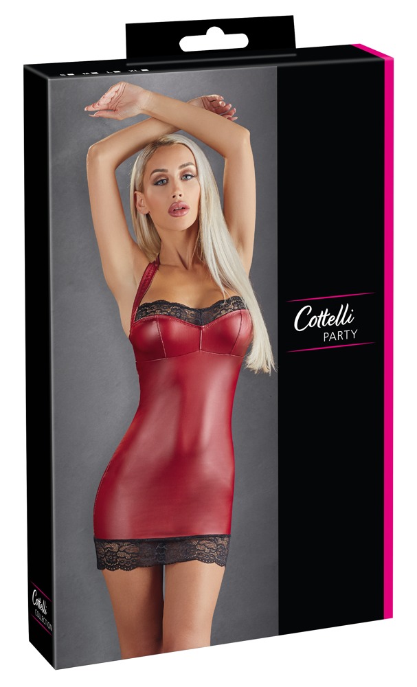 Rochie cu Insertii din Dantela, Visiniu/Negru, S, #7, Erotic24.ro