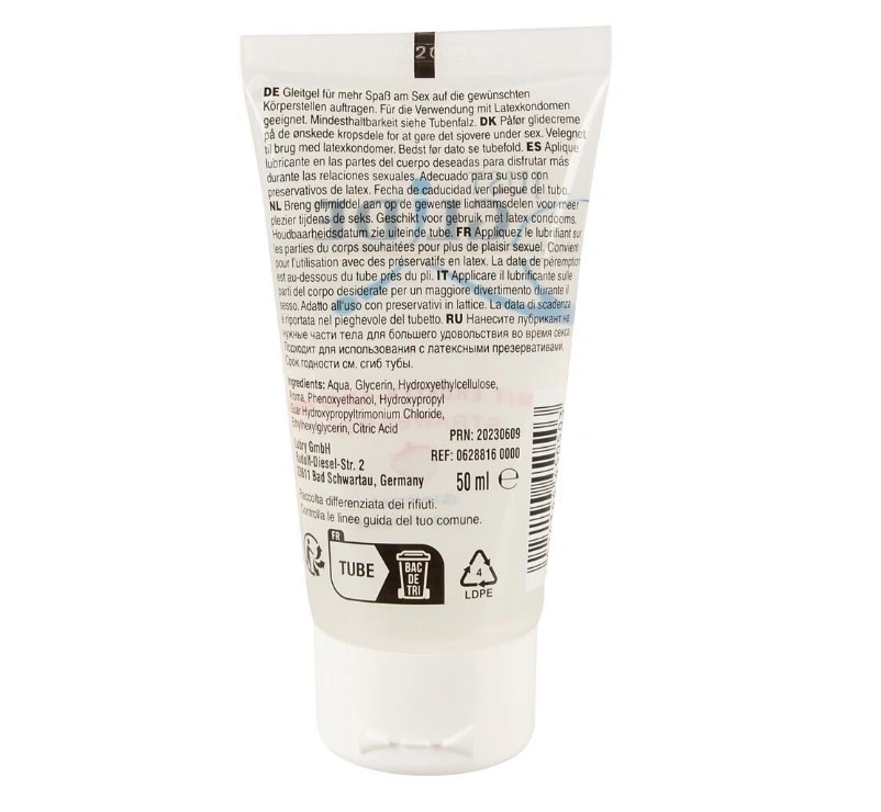 Lubrifiant Just Glide pe Baza de Apa, Aroma Capsuni, 50 ml, Nr. 2, Erotic24.ro
