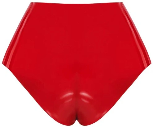 Bikini cu Dildo, Latex, Rosu, S, #6, Erotic24.ro