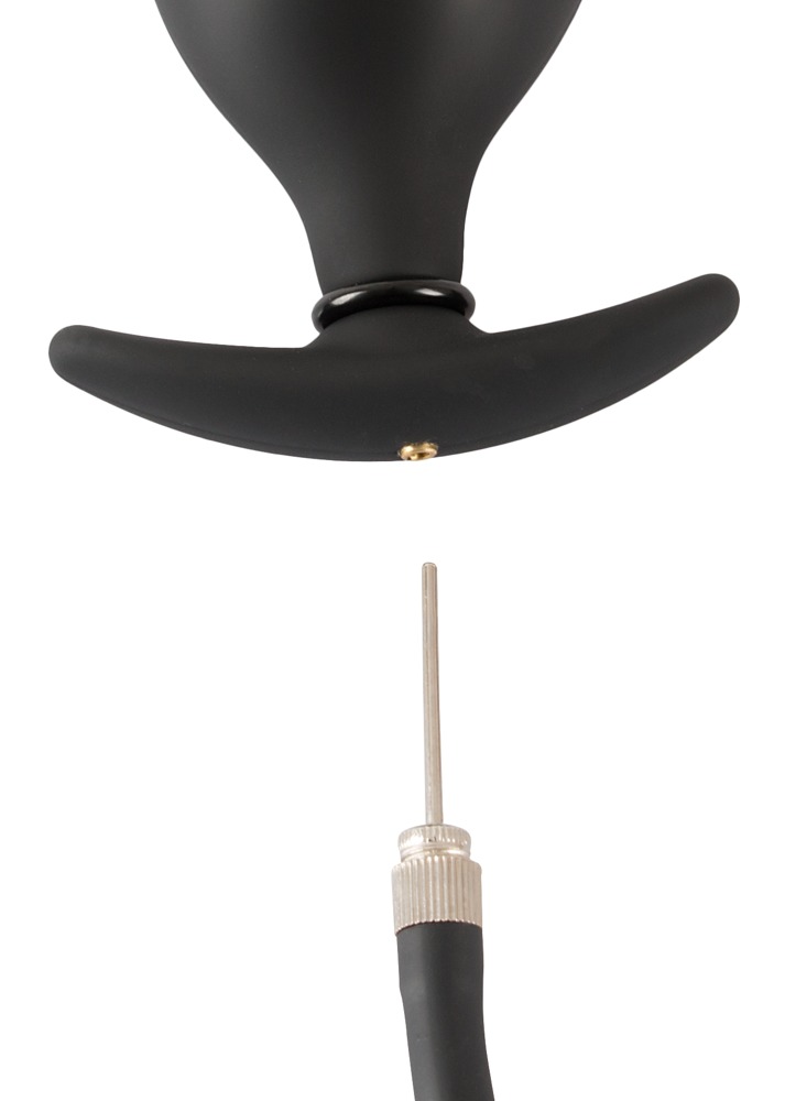 Dop Anal Gonflabil, Silicon, Negru, #5, Erotic24.ro