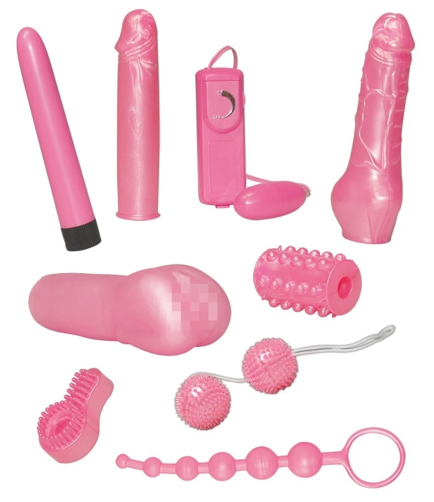 Set de 9 Jucarii Sexuale Candy Toy, Roz, #1, Erotic24.ro