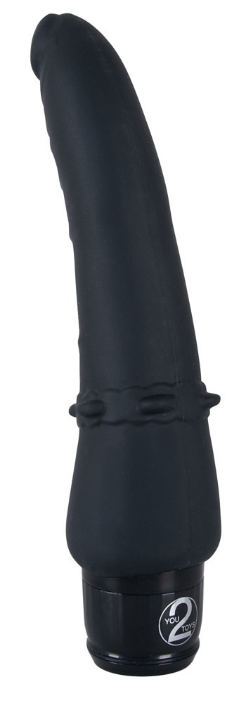 Vibrator Anal Lotus, 7 Moduri Vibratii, Silicon, Negru, 22 cm