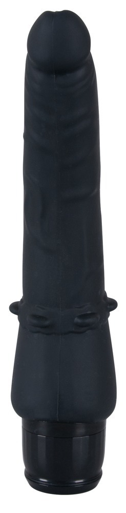 Vibrator Anal Lotus, 7 Moduri Vibratii, Silicon, Negru, 22 cm, #2, Erotic24.ro